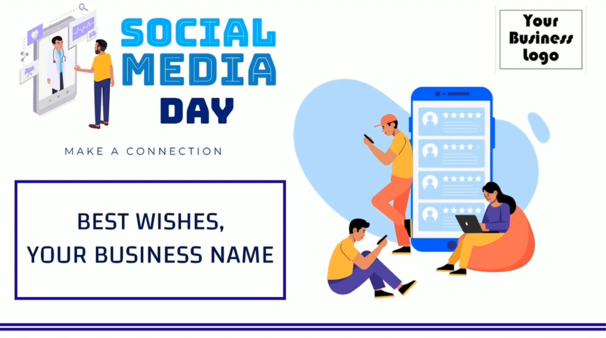 Social Media Day [Customized Greetings/Wishes]