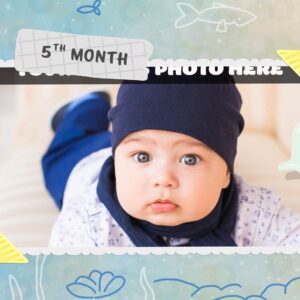 Video to Display on First Year Birthday [Baby Photos – Monthly]