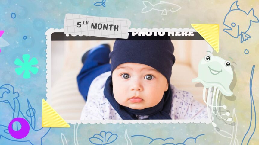 Video to Display on First Year Birthday [Baby Photos – Monthly]