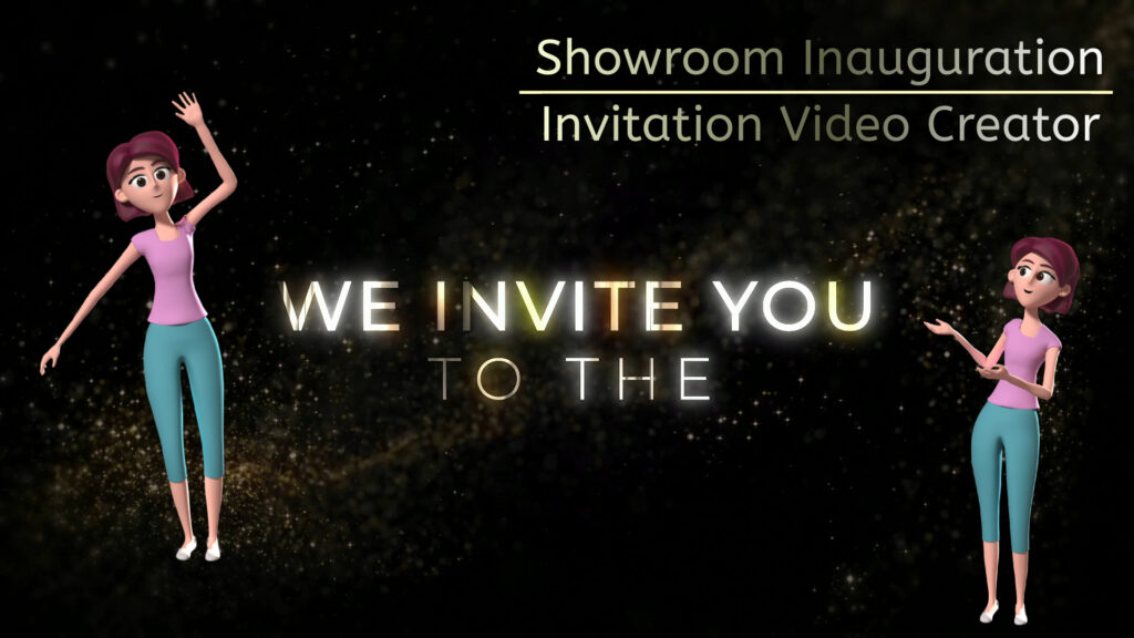 Shop Opening Invitation Video Creator