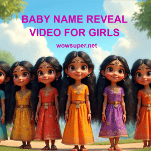 Name Reveal Videos for Girl Baby (Customized)