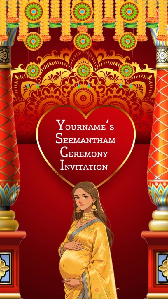 Seemantham / Valakappu Invitation Video