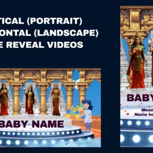 Same Name Reveal Video in Horizontal (TV) & Vertical (Mobile) Formats