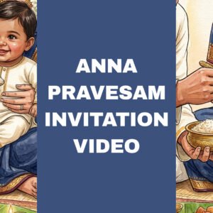 Anna Pravesam Invitation Video Creator Anna Pravesam Invitation Video Creator