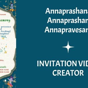 Annaprashana Invitation Video Creator [Customized]
