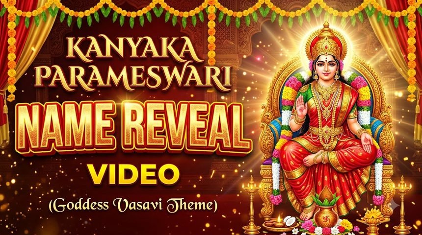 Kanyaka Parameswari Name Reveal Video (Goddess Vasavi theme)